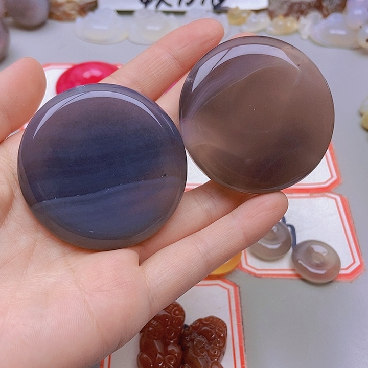 【闪购商品】未镶嵌玛瑙/玉髓珠宝半成品人****是