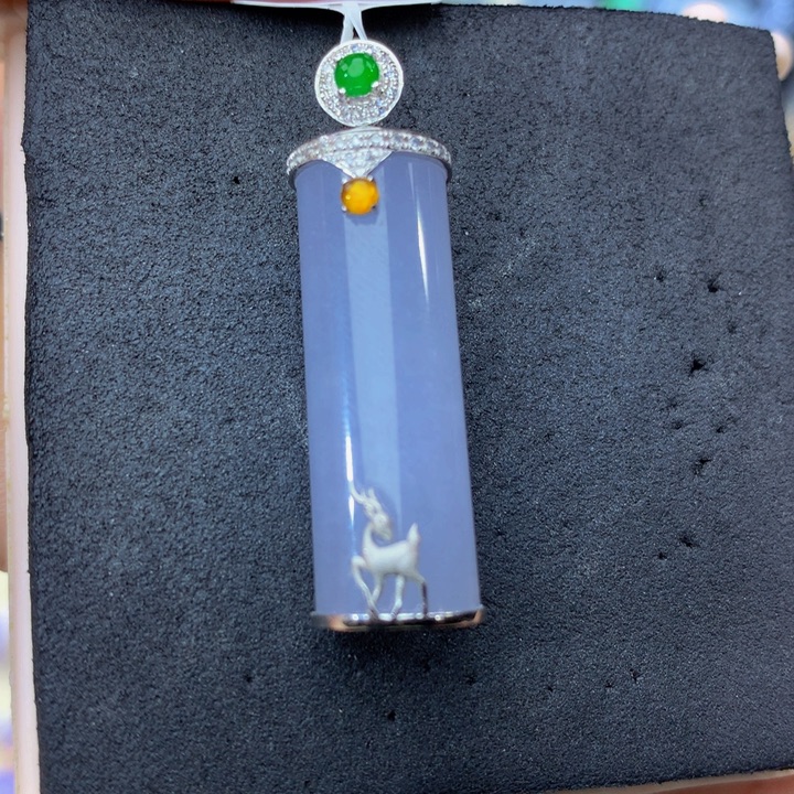 18K金镶嵌手链翡翠翡翠