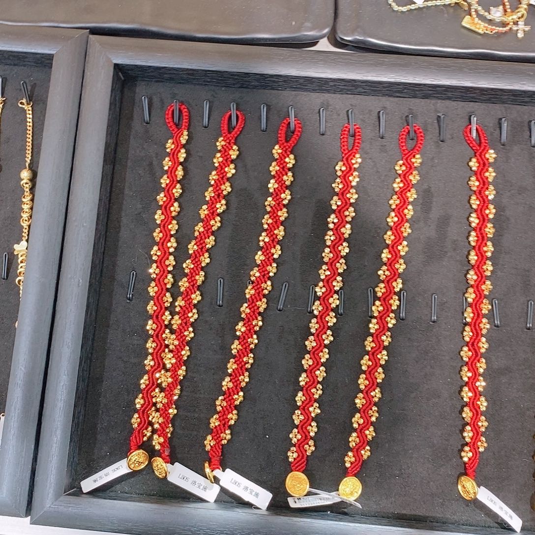 锆石纯铜合金手链