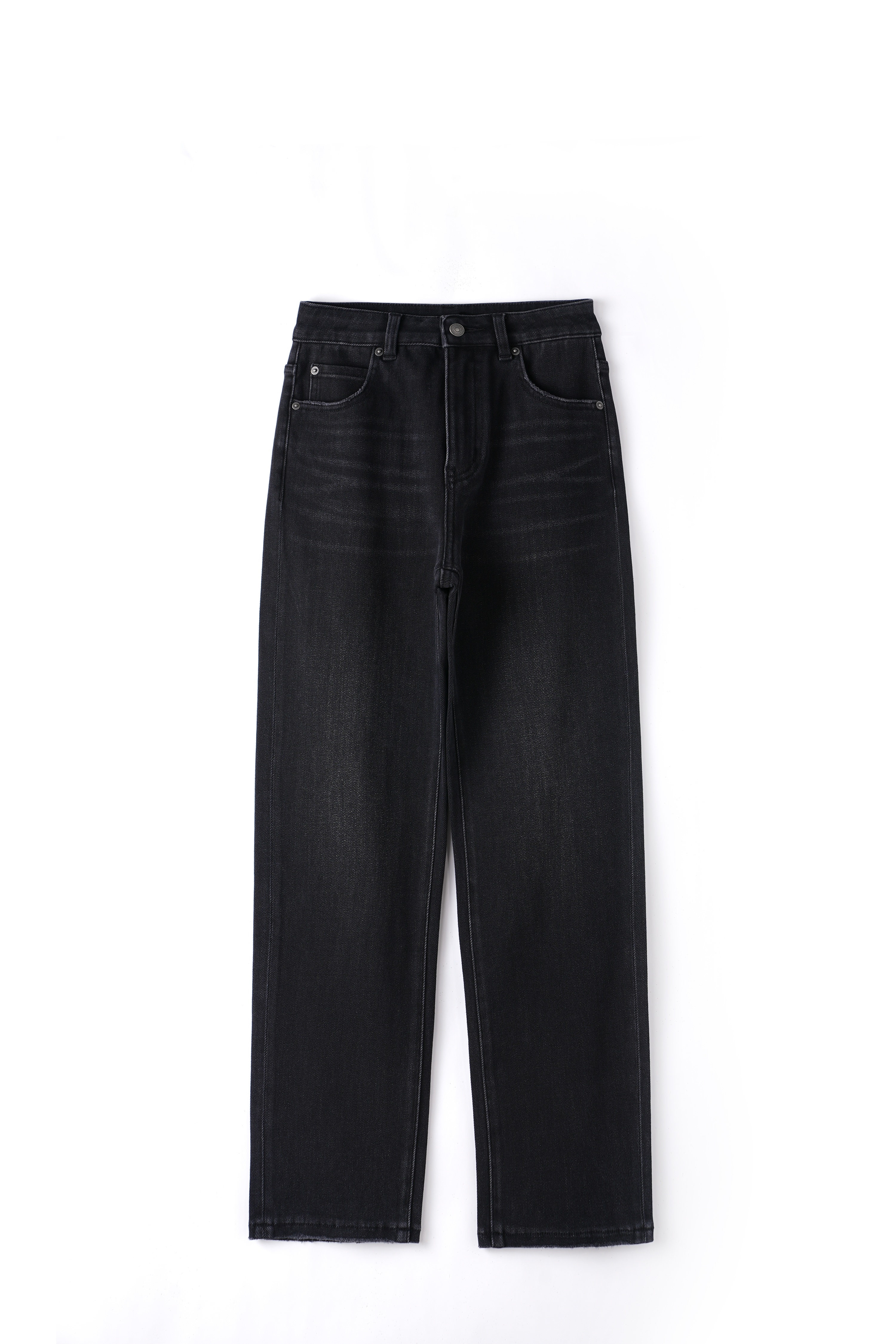 婕西家新款黑牛法棍牛仔裤