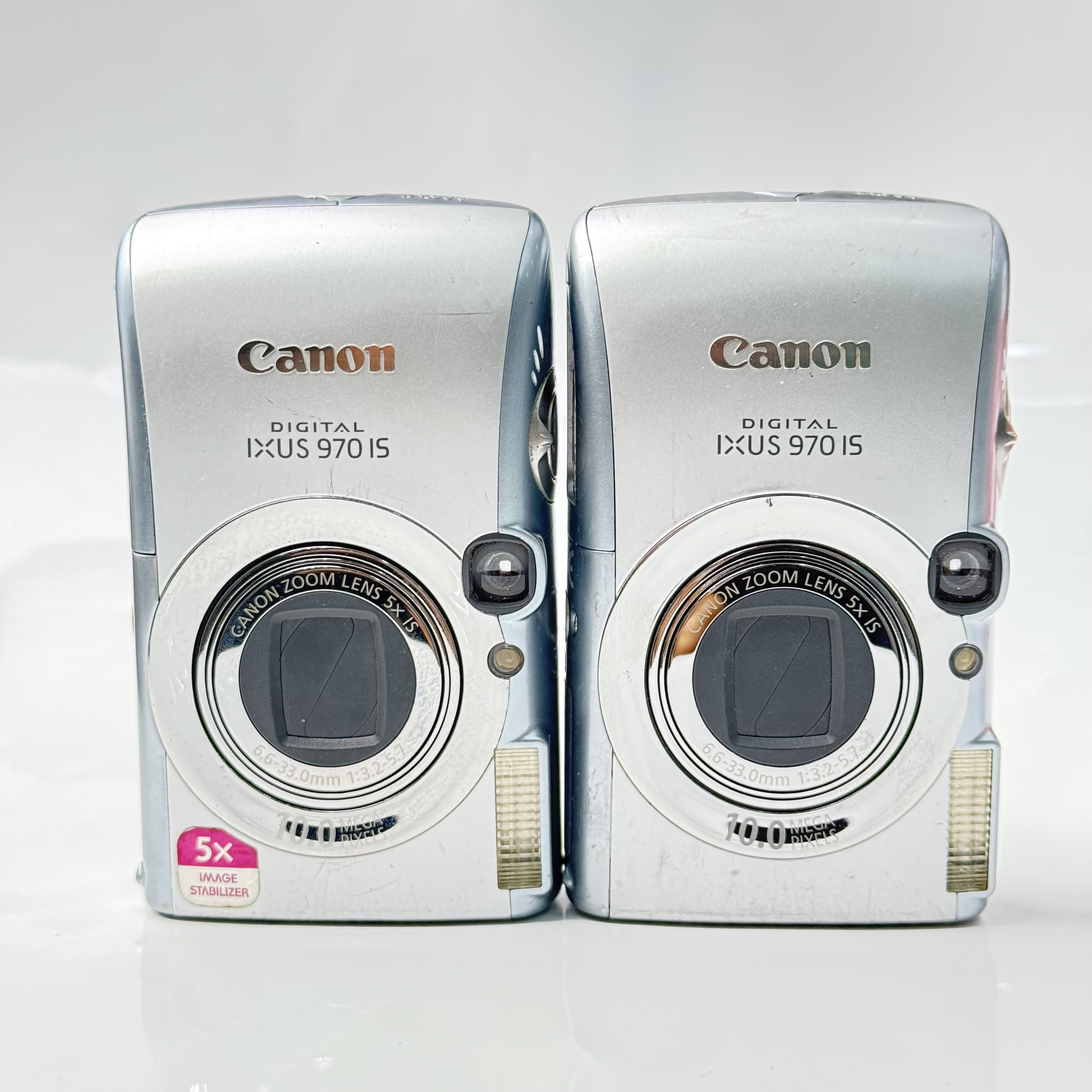95新 Canon/佳能 ixus970银色1000w像素5倍变焦