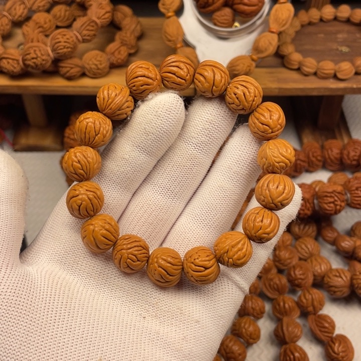 桃木4号链接桃核手串一