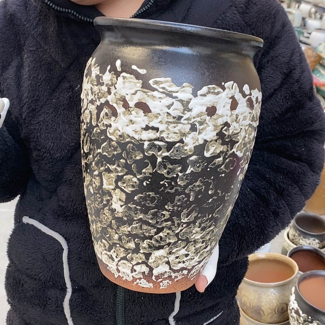 紫砂花盆正品口19高30