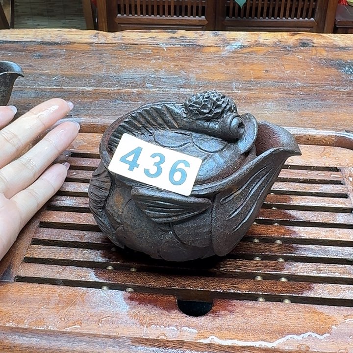 纯手工制作粗陶茶具