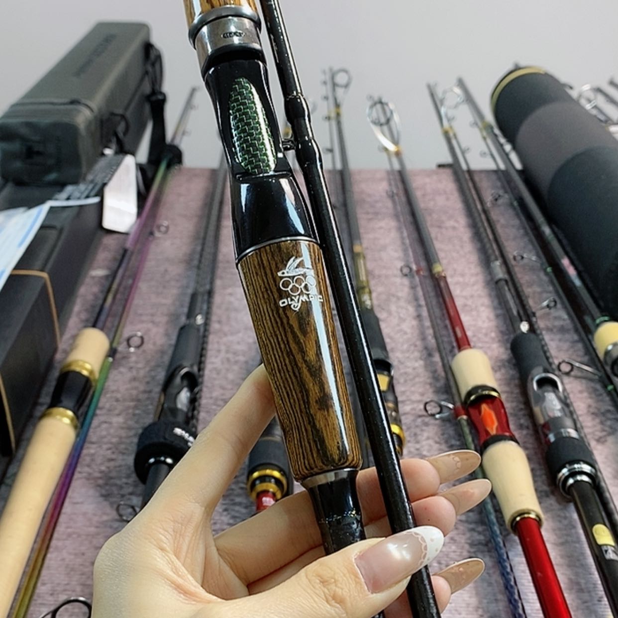 【闪购商品】1.8m以下碳素建*两节路亚杆