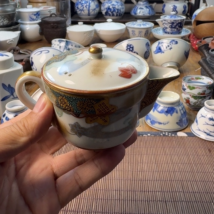 青花瓷器杯子茶具