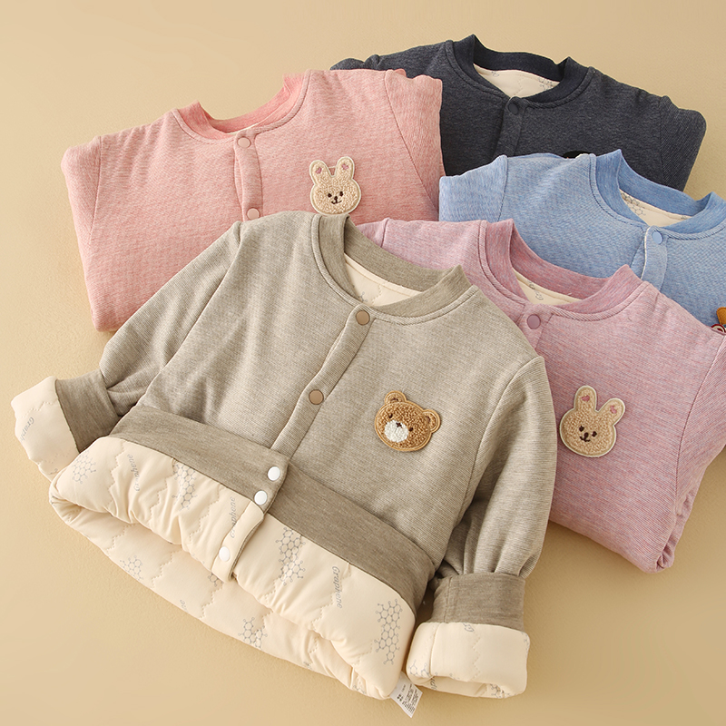 儿童棉衣冬季学生校服神器宝宝棉服男女童棉内胆可外穿中大童棉袄