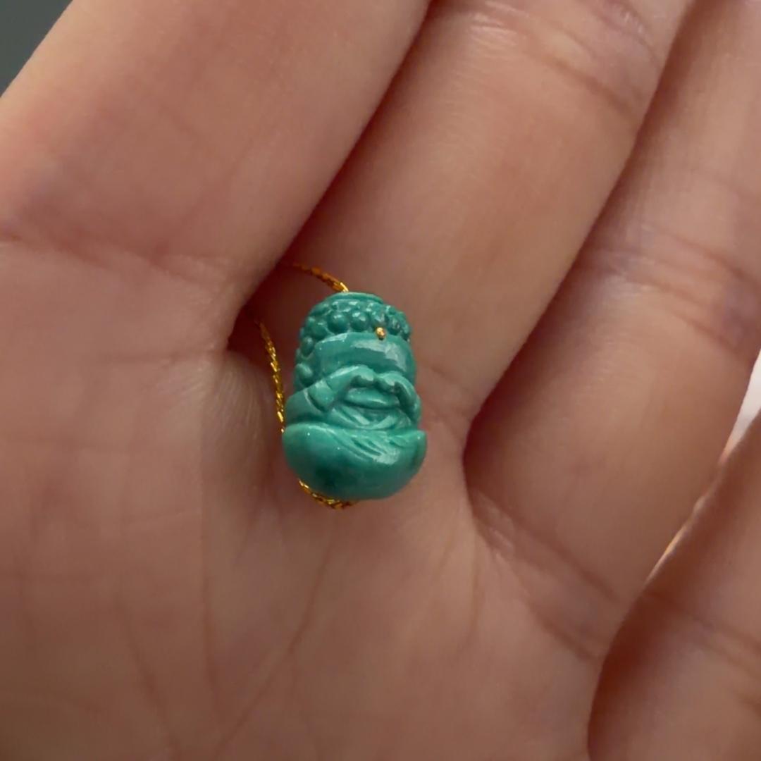 绿松石未镶嵌颈饰