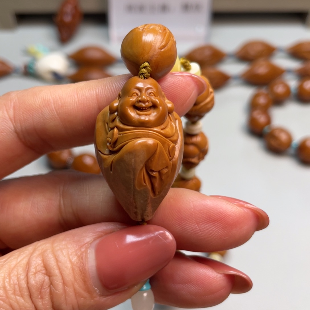 橄榄核手串/手链橄榄核包衣弥勒单子