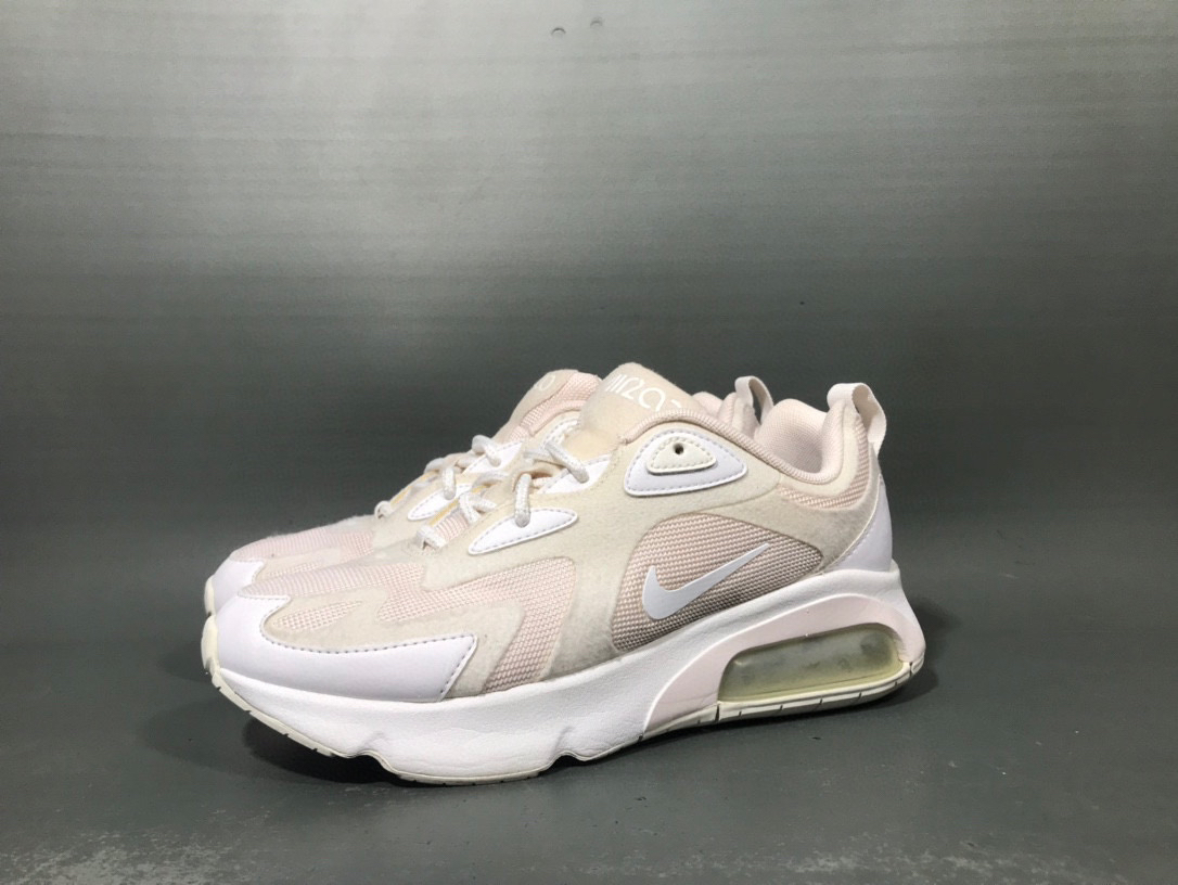 38码 耐克 Air Max200 粉白气垫运动鞋跑步鞋/9新无原盒