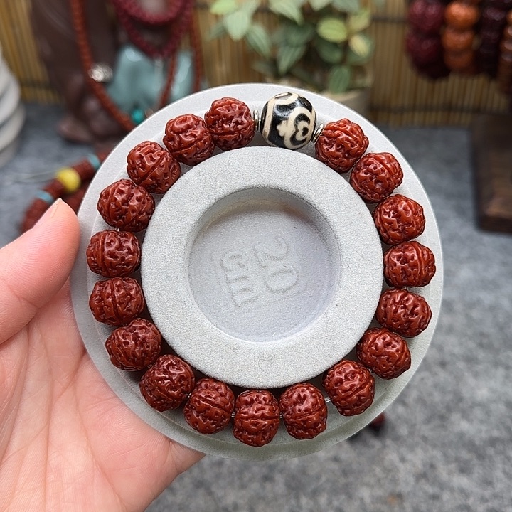 金刚菩提吊坠14+帝王花手串