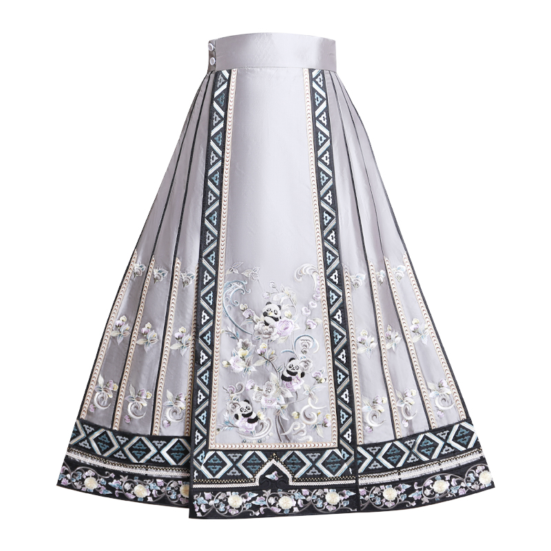 「小香榭」乐锦坊复古国风手工原创设计感刺绣汉服18片日常马面裙