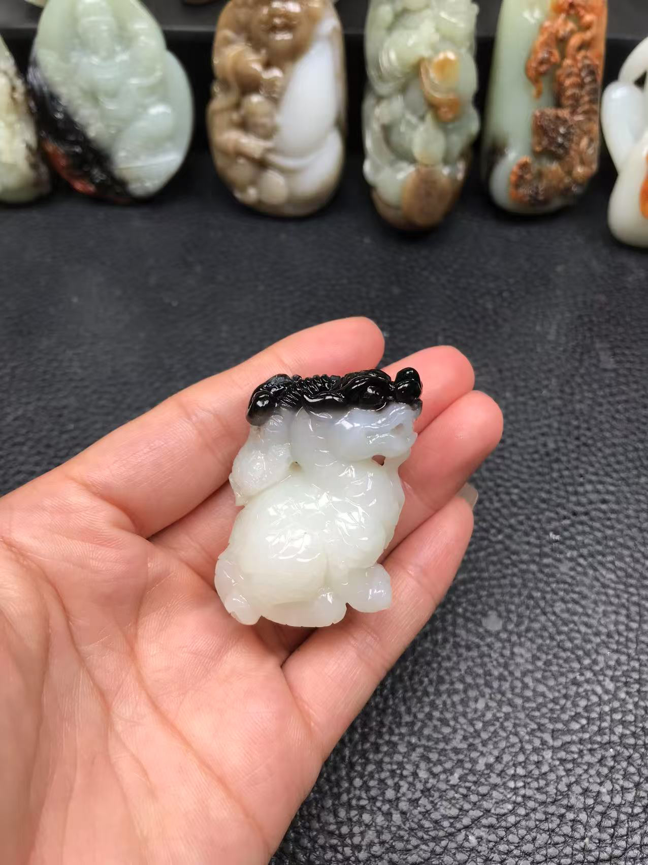 和田玉貔貅，实物漂亮