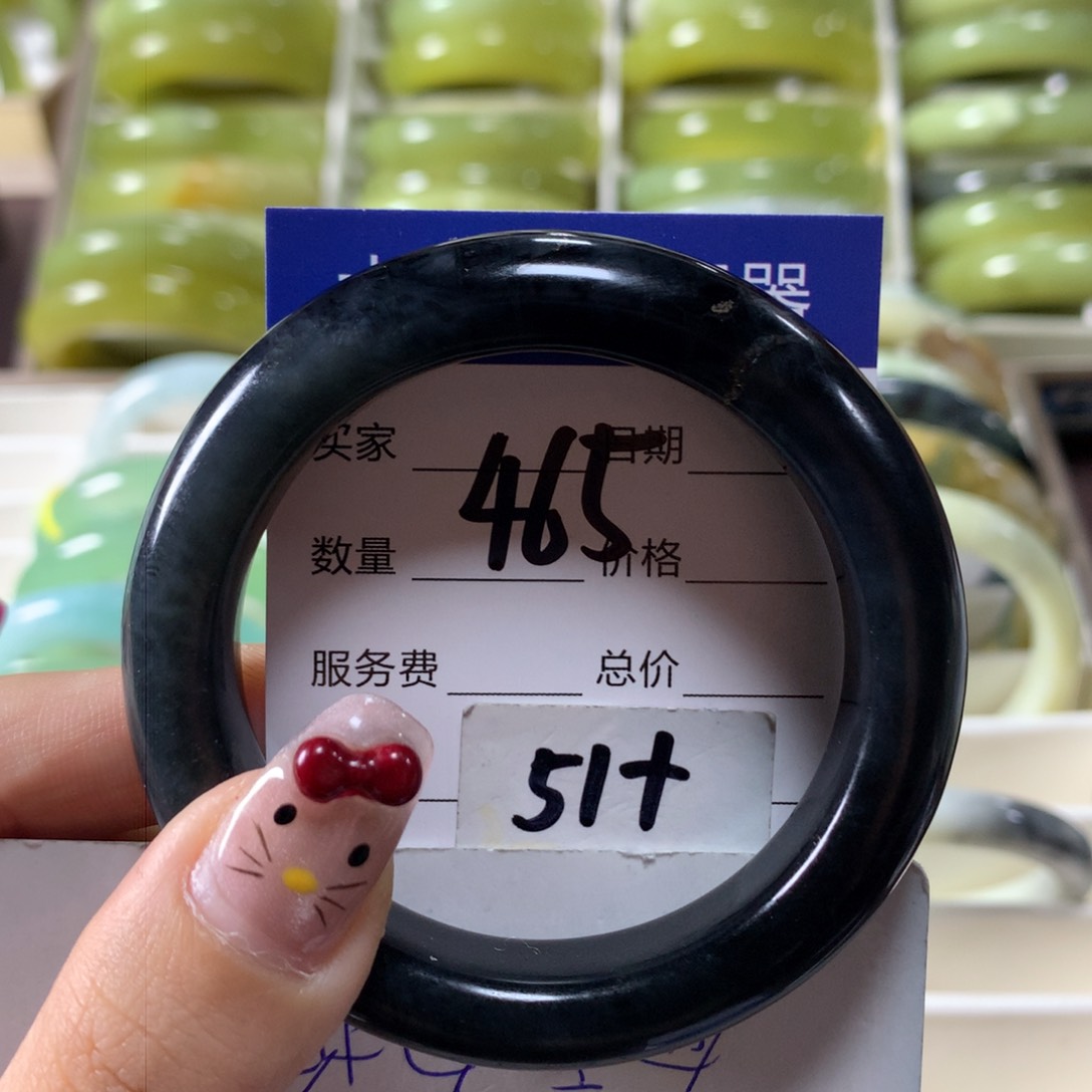 蛇纹石玉手镯未镶嵌465
