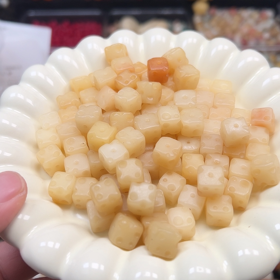 手串菩提根/象牙果100颗奶酪