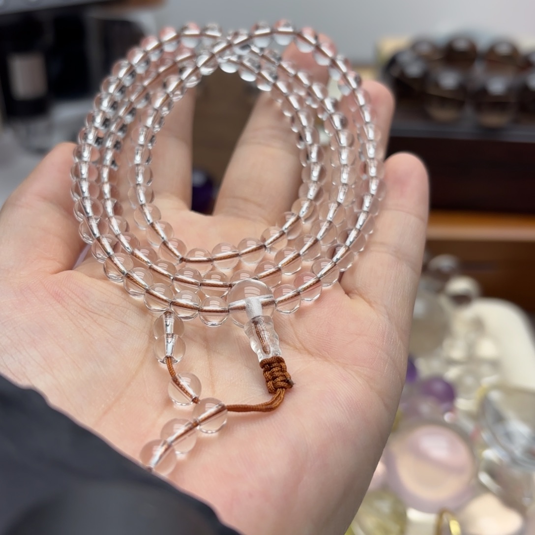 未镶嵌手链水晶手串108