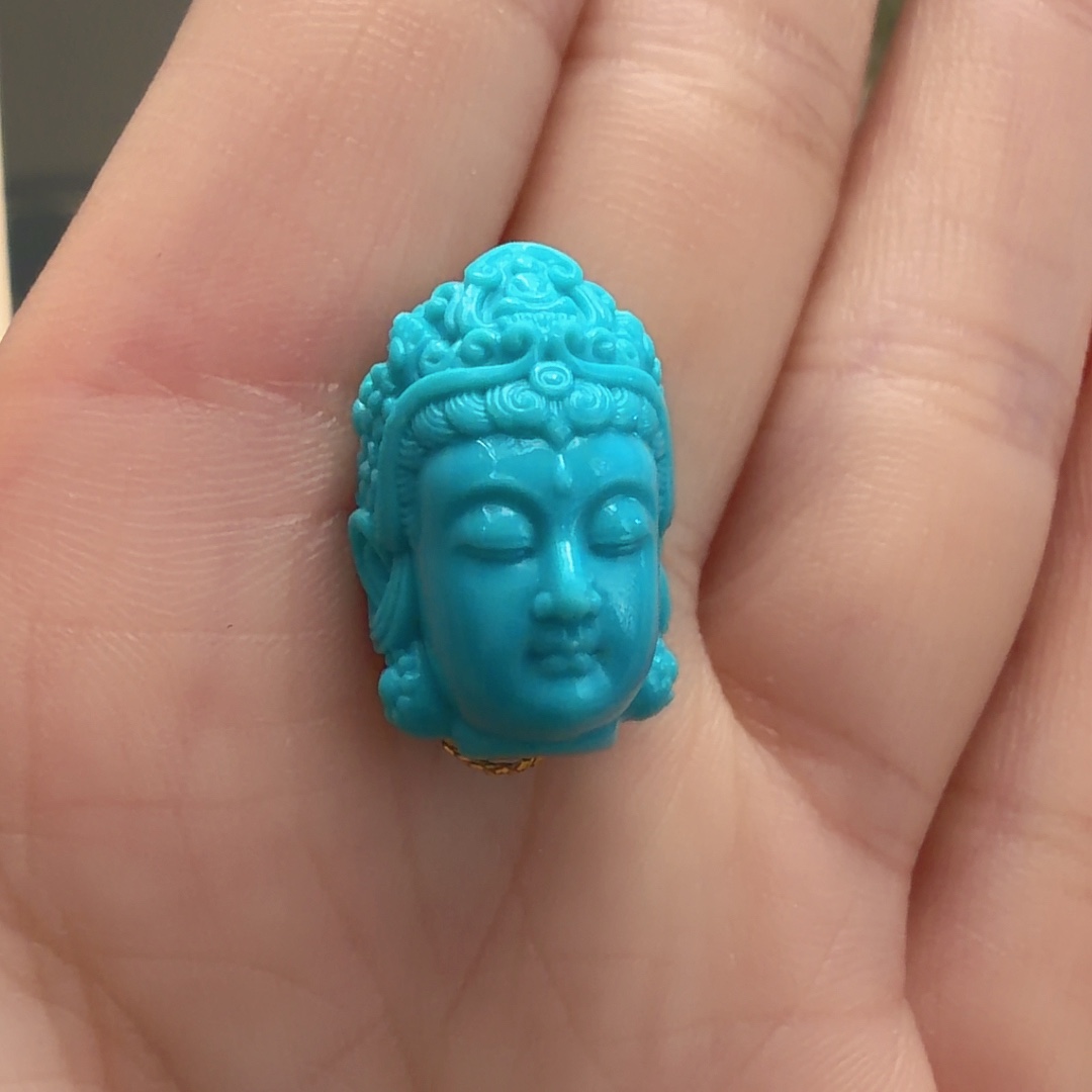 绿松石未镶嵌颈饰