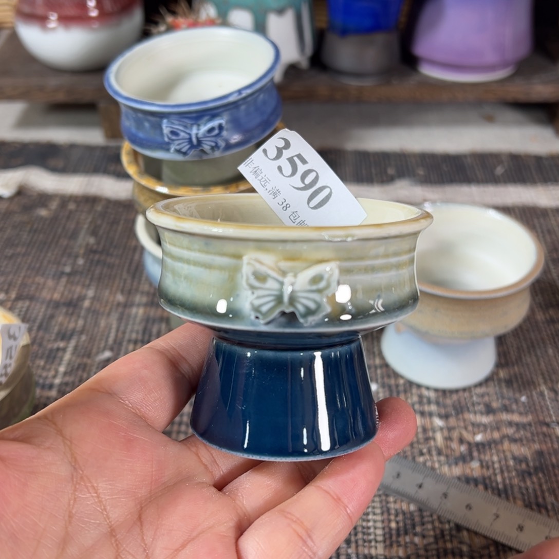 红陶景德镇手工花盆