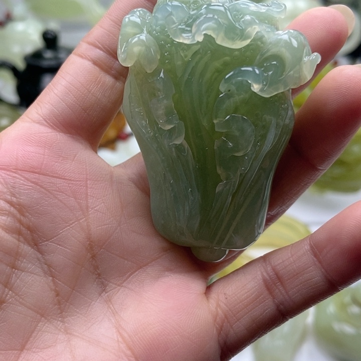 蛇纹石玉手链未镶嵌