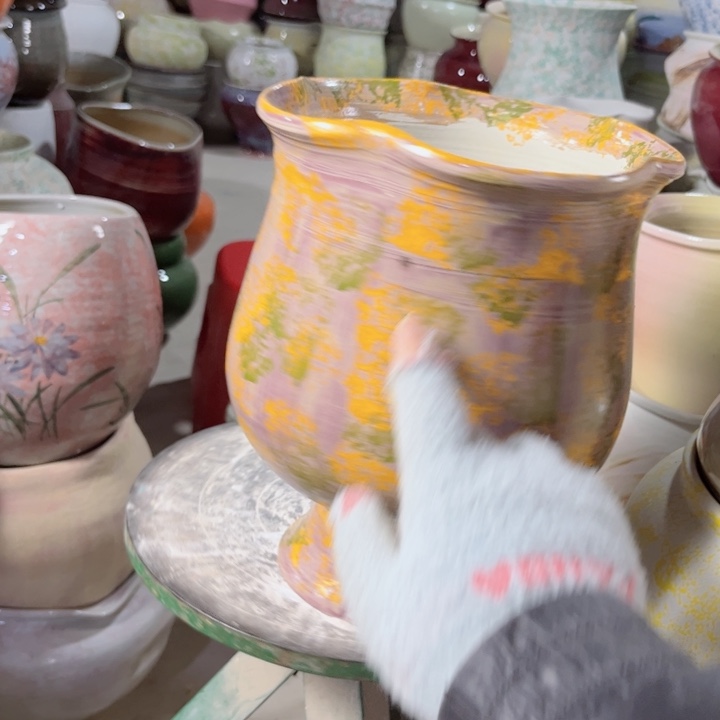 瓷片口17高24瑕景德镇陶瓷