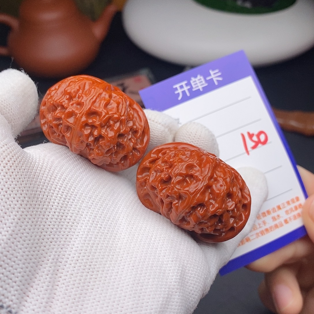 文玩核桃把件43宫灯150