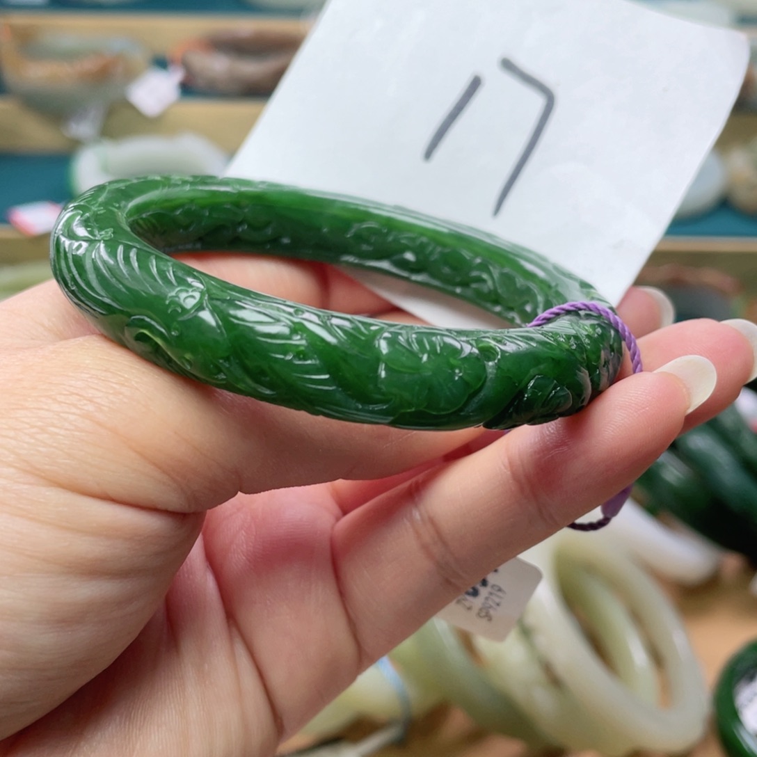 未镶嵌手镯和田玉圈口58