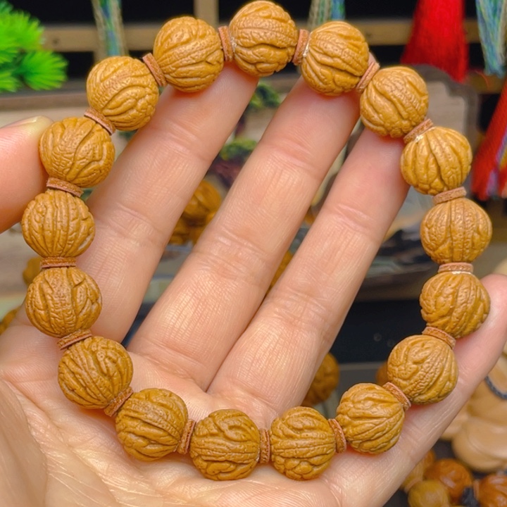 桃核吊坠龙纹桃核漫天星