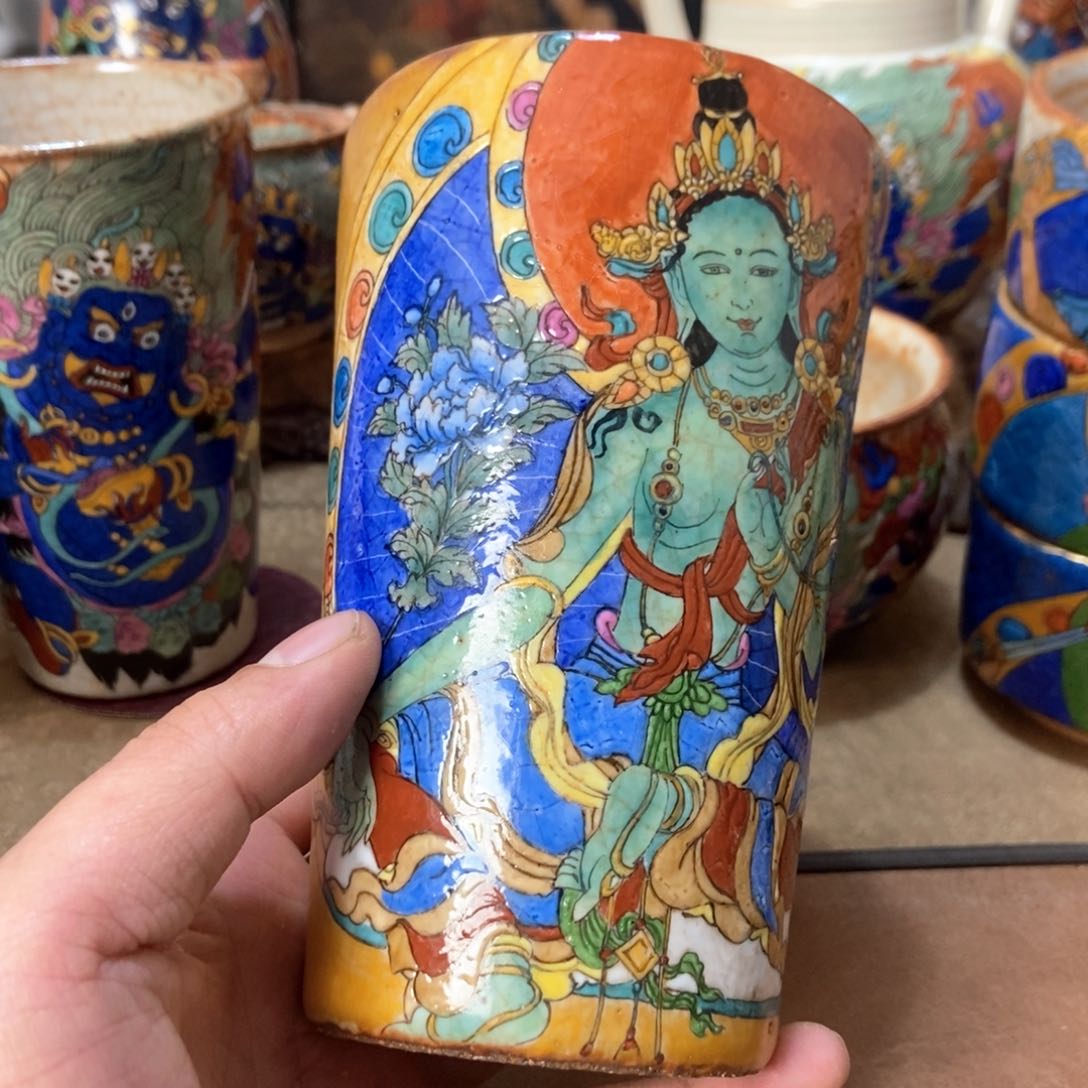 绿度母杯满工好看