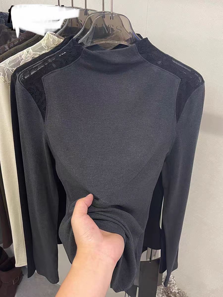 芭莎家8073百搭德绒打底衫