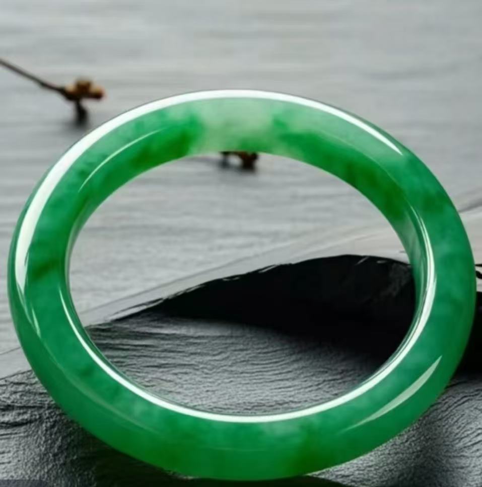 缅风绿翠意手镯圈口测量表