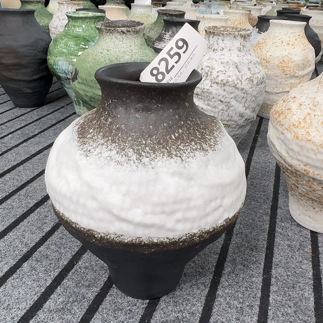 攒***️陶摆件景德镇高温花瓶编码8259高28口9默认无孔