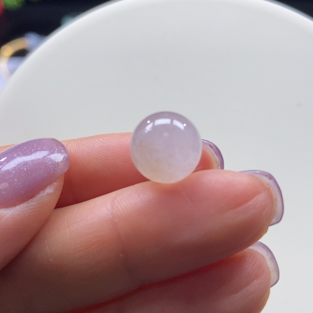 翡翠颈饰未镶嵌红黄翡圆珠11.7mm