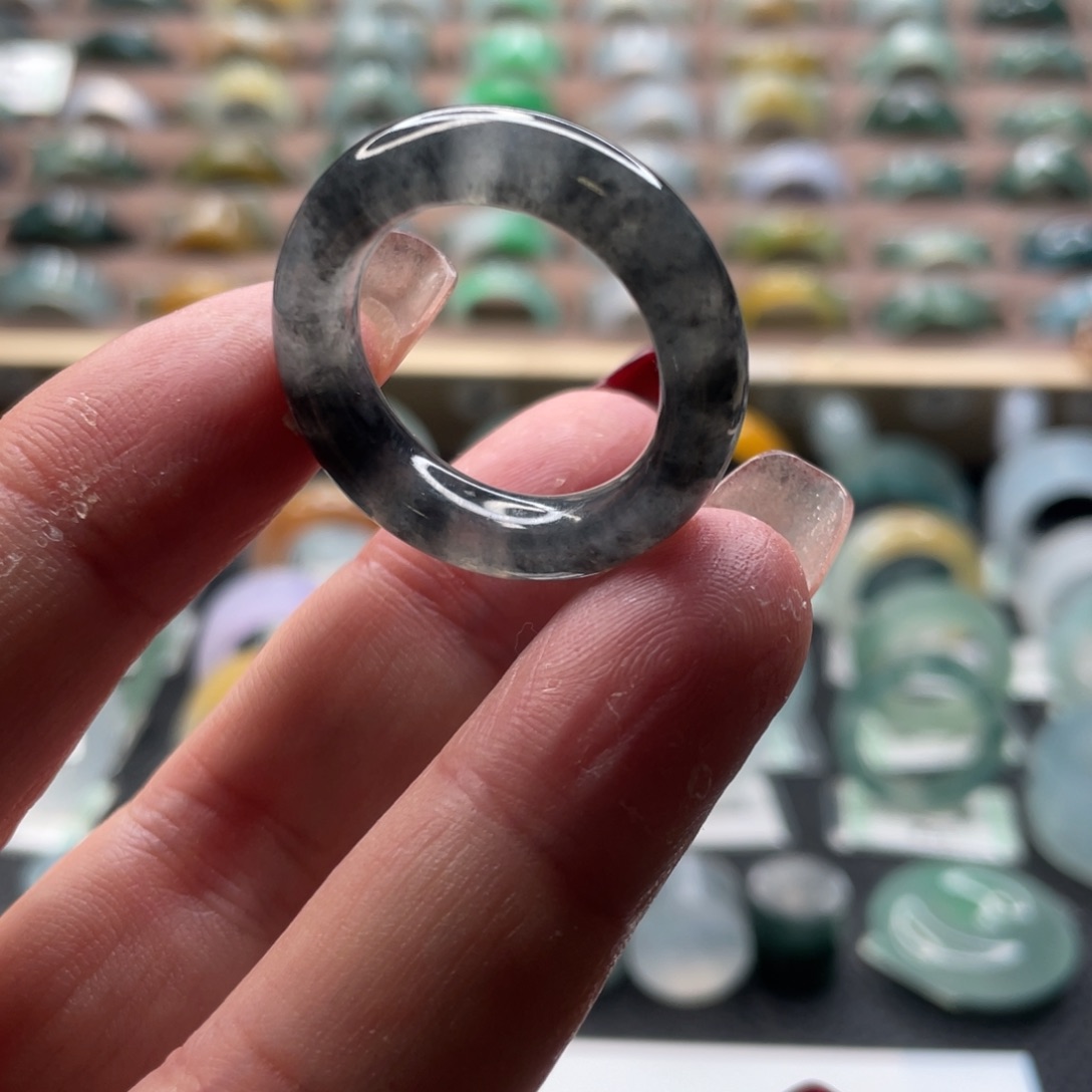 定制翡翠未镶嵌戒指23