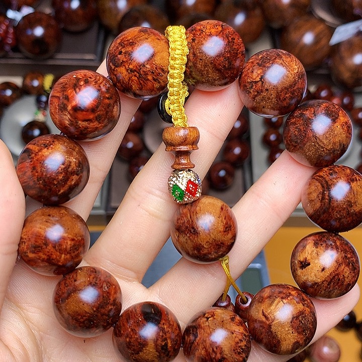 花梨木类手串/手链老挝花梨风化料土埋料油梨老干料1.8