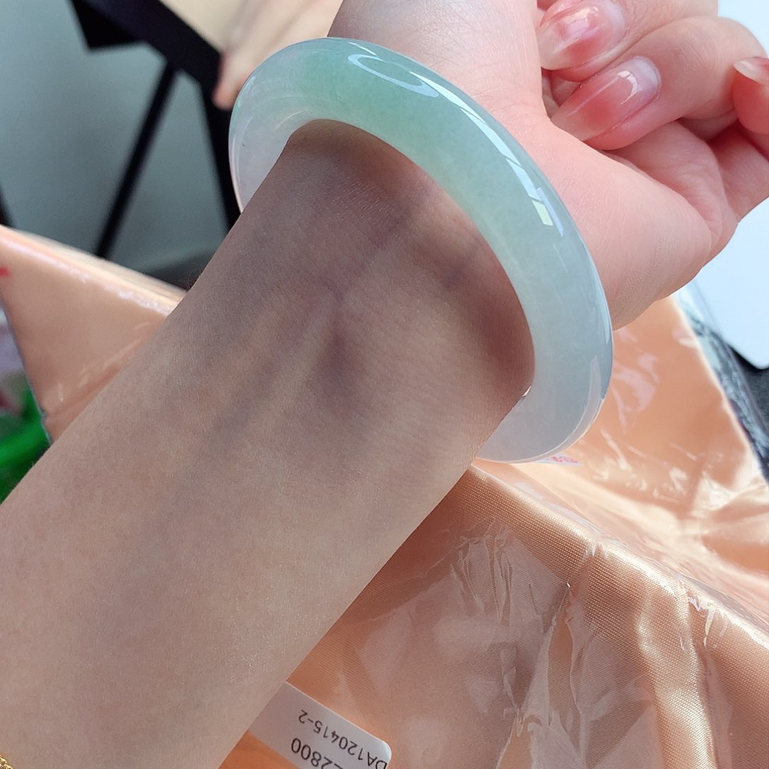 翡翠手镯未镶嵌天然A货翡翠54/55