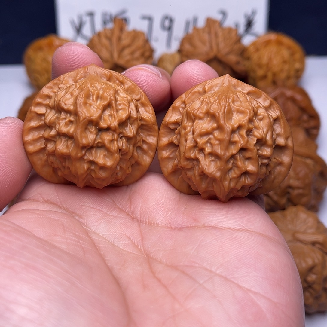 文玩核桃把件39瓷娃娃福利