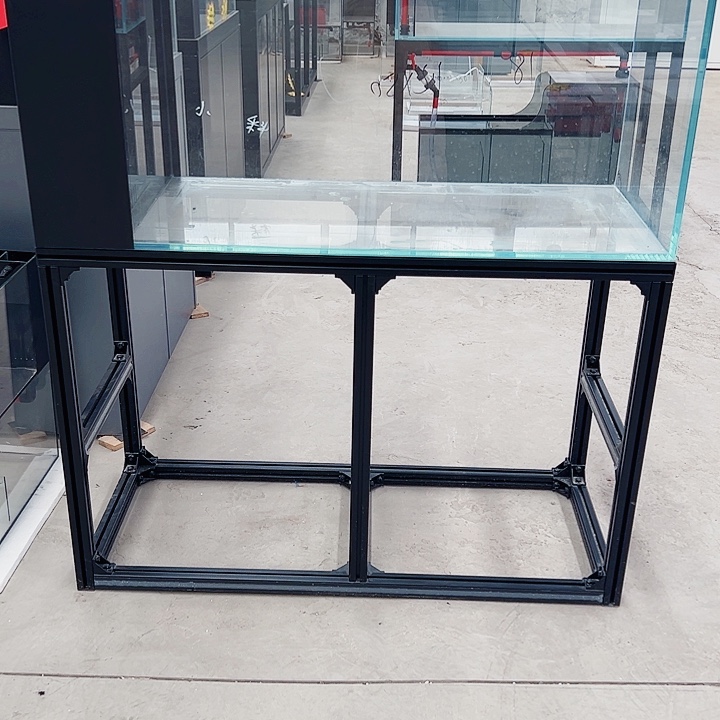 胡***_玻璃1205050侧马桶玻璃推拉全套➕铝合金鱼缸架