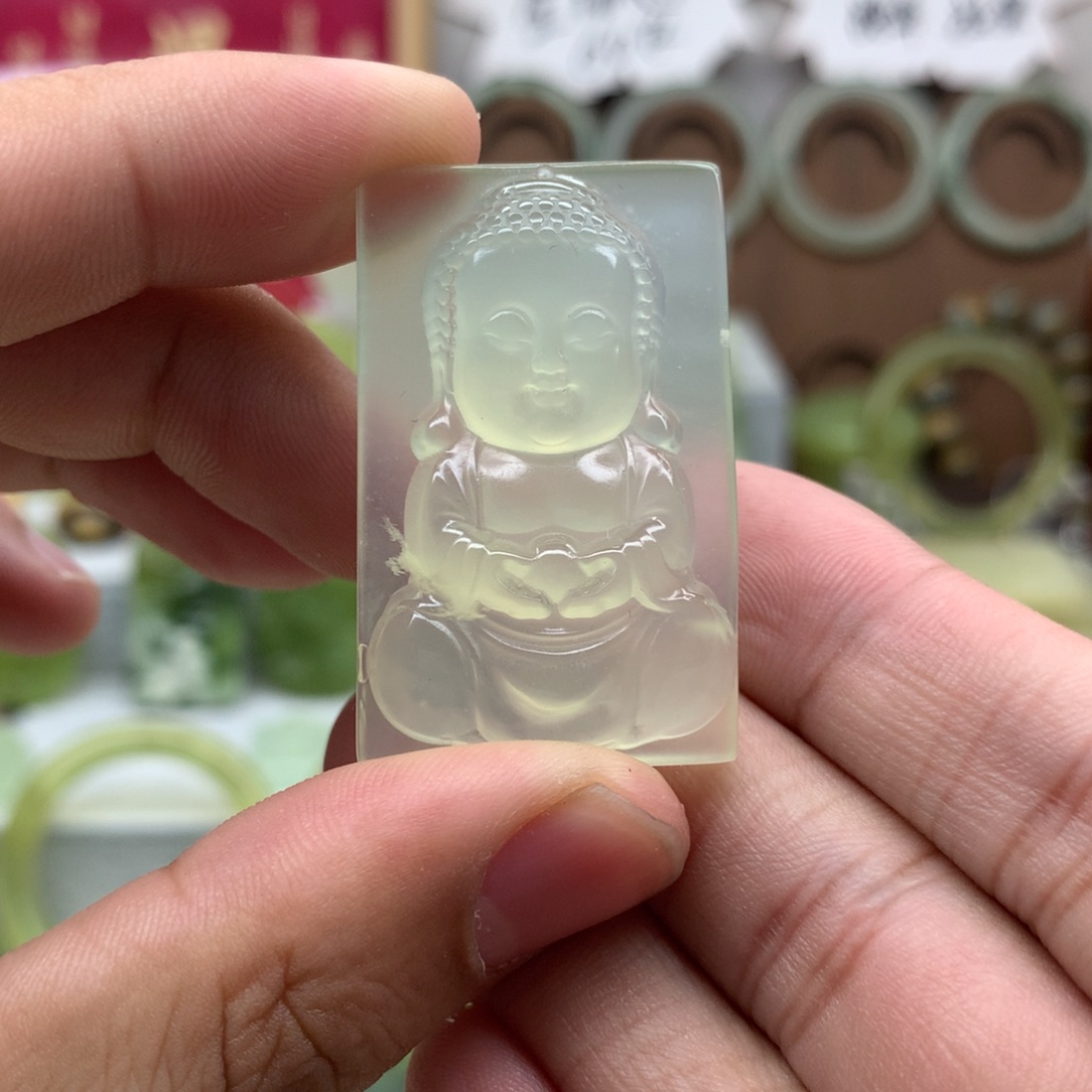 岫玉未镶嵌吊坠(不含链)