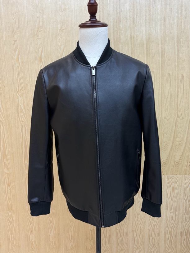 2025春上新男士牛皮棒球服夹克三大片休闲男棒球服