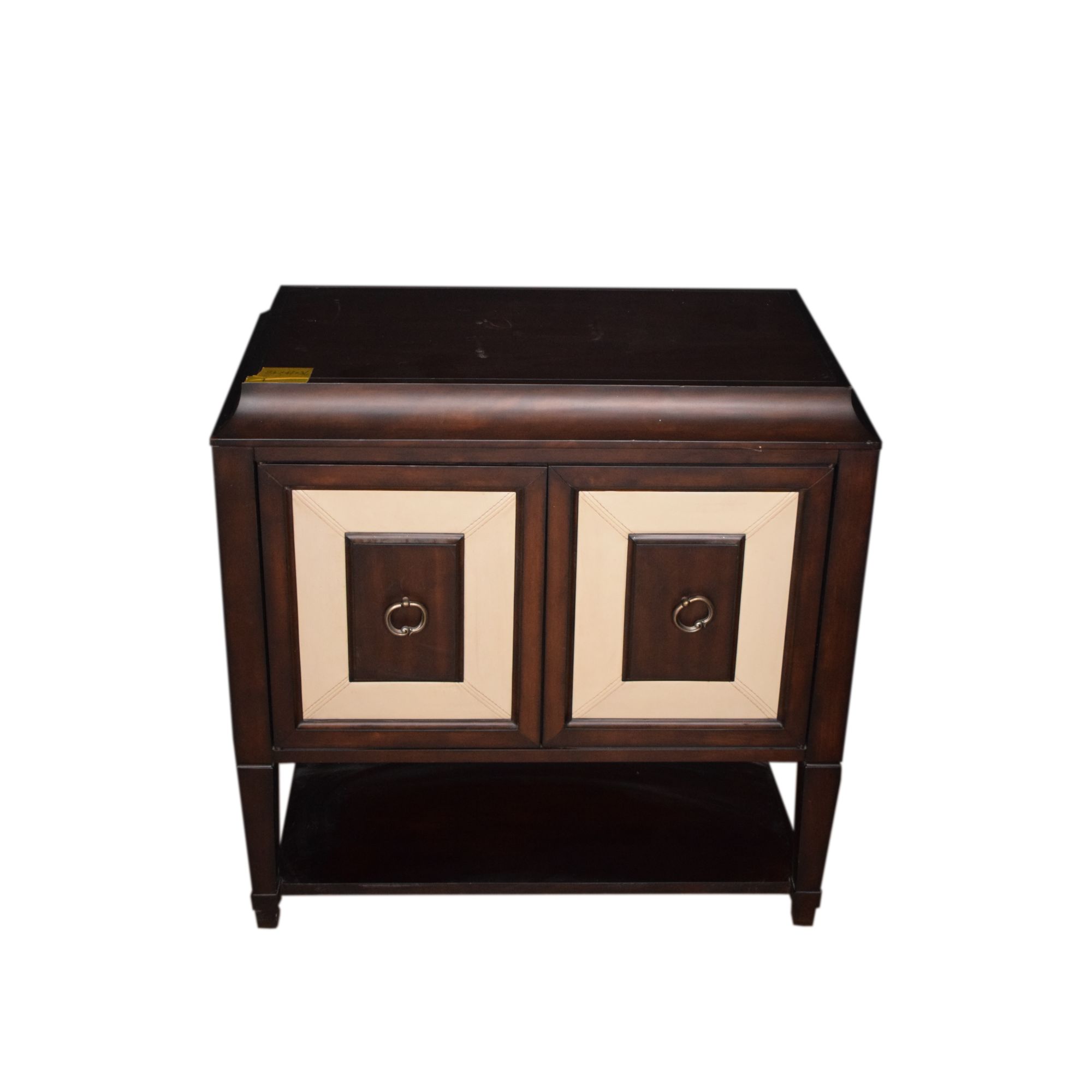 中古风实木玄关桌