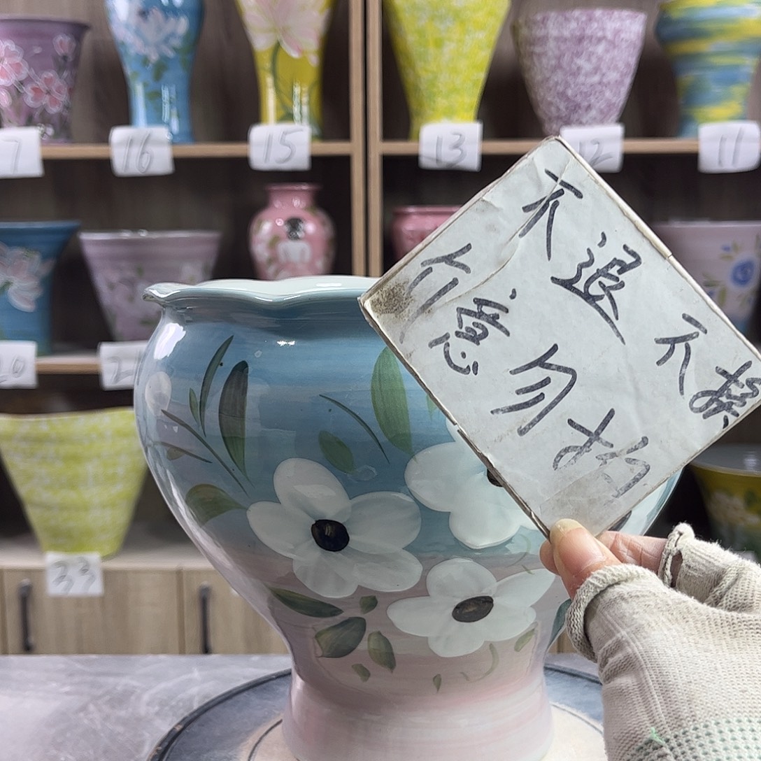 景德镇陶瓷花盆花盆