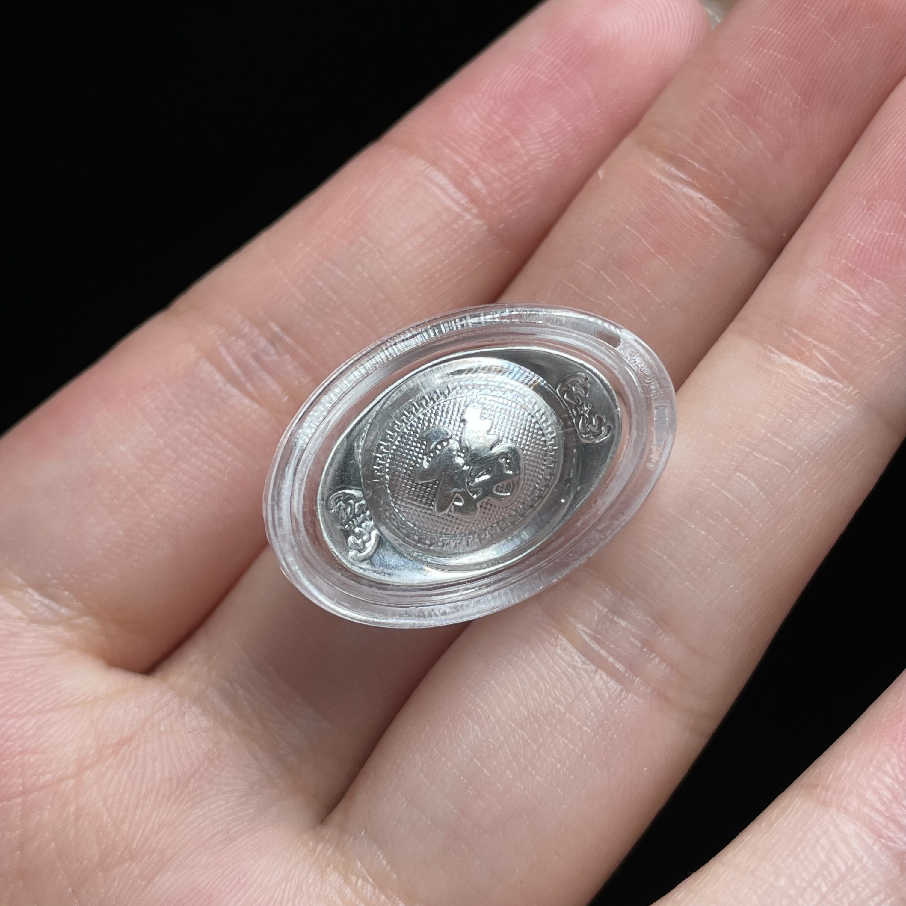 足银银制品 【玉总珠宝】足银元宝摆件 多样性发一 CAN3110445