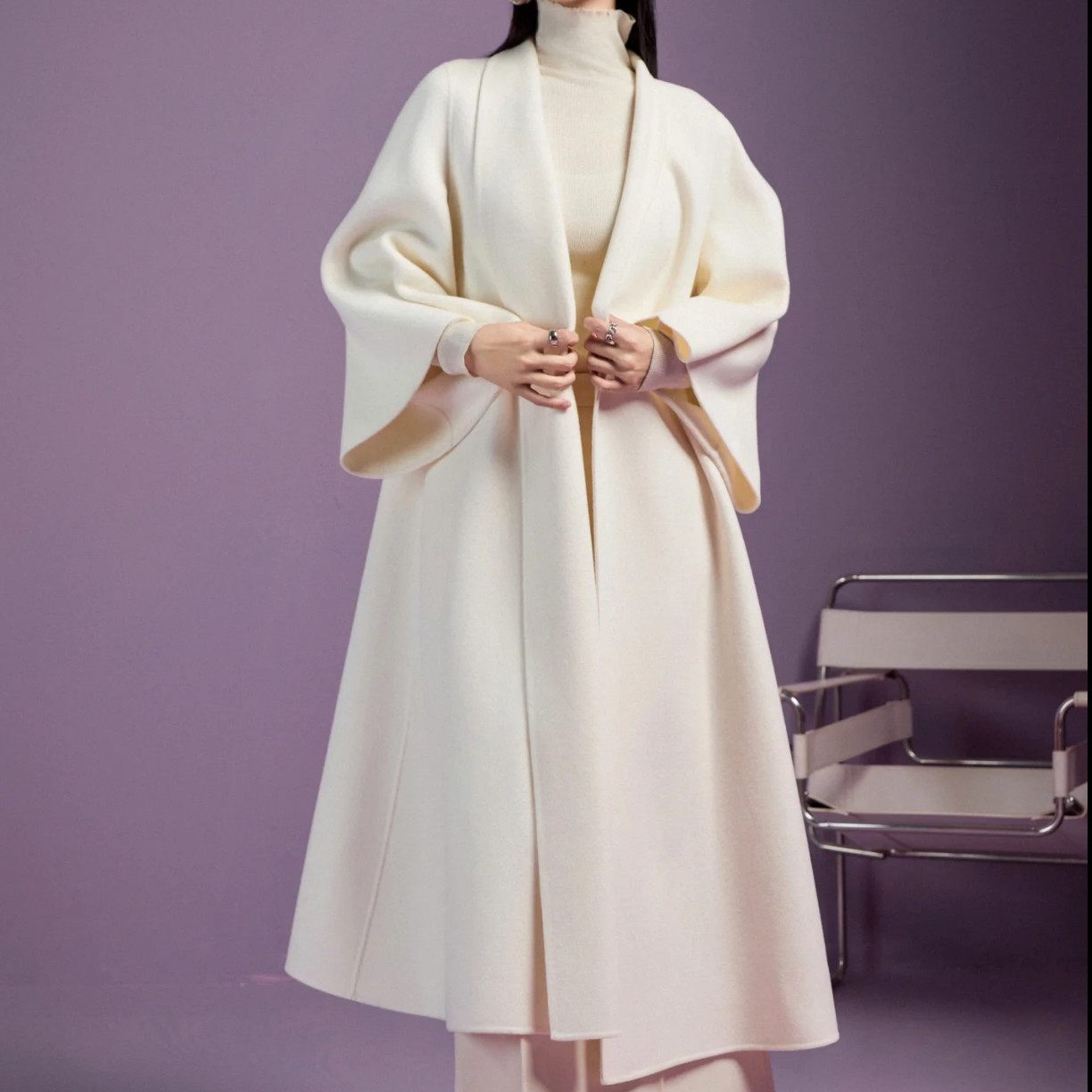 99新 DIOR/迪奥 毛呢大衣外套 /34码/Xspa5603