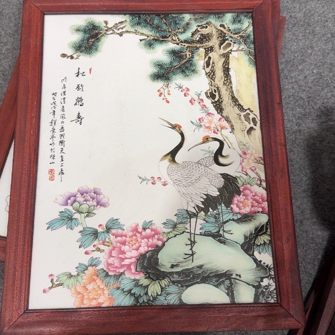 摆件陶瓷板画瓷板画瓷板画