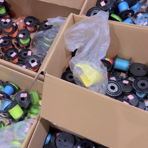 PE12编橙色1.5号强耐磨200米