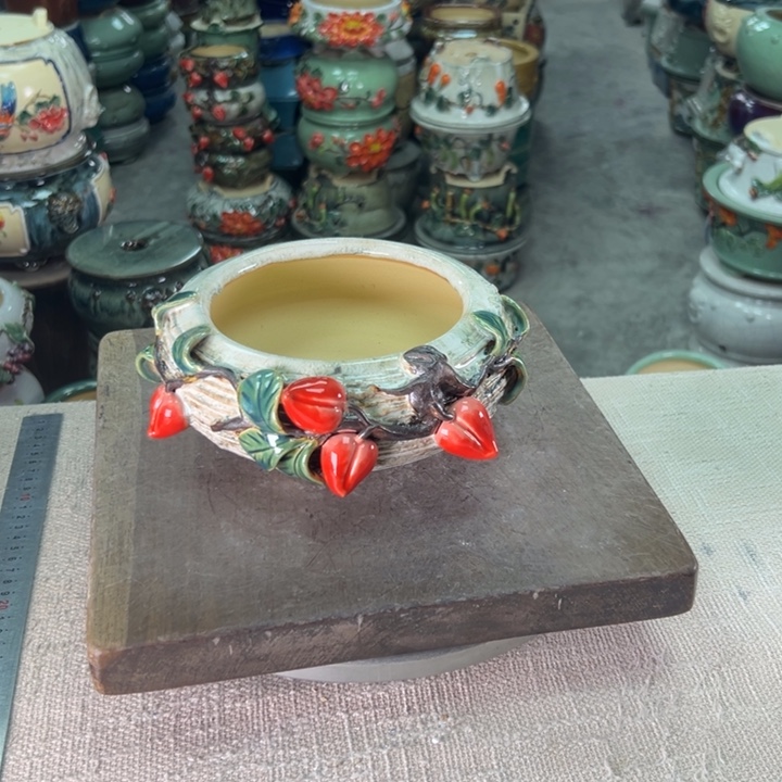 泳坤堂石湾盆陶瓷