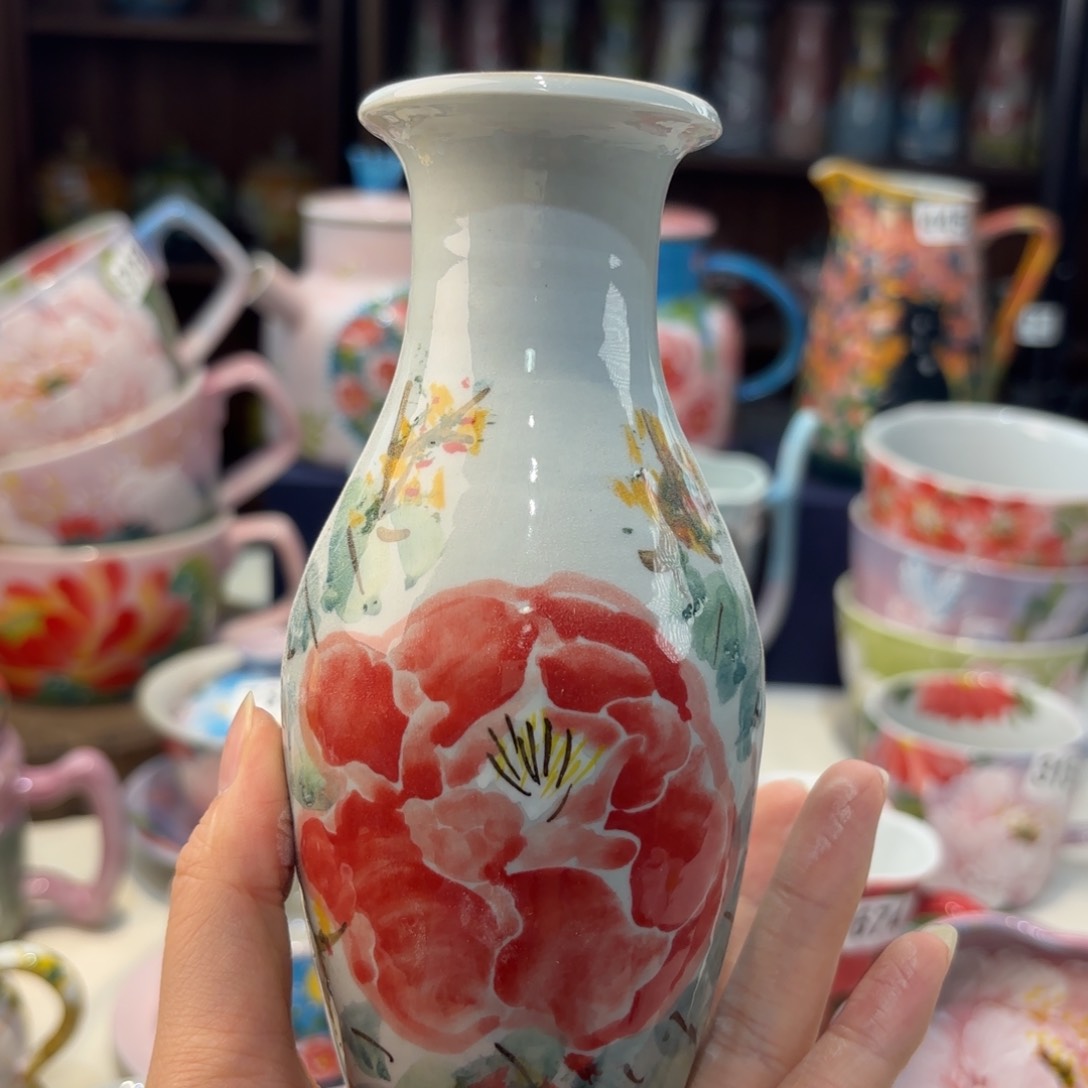 瓷片景德镇手绘高温釉下彩陶瓷茶具