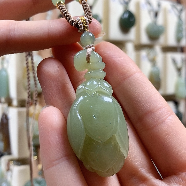 颈饰未镶嵌和田玉ʕ****