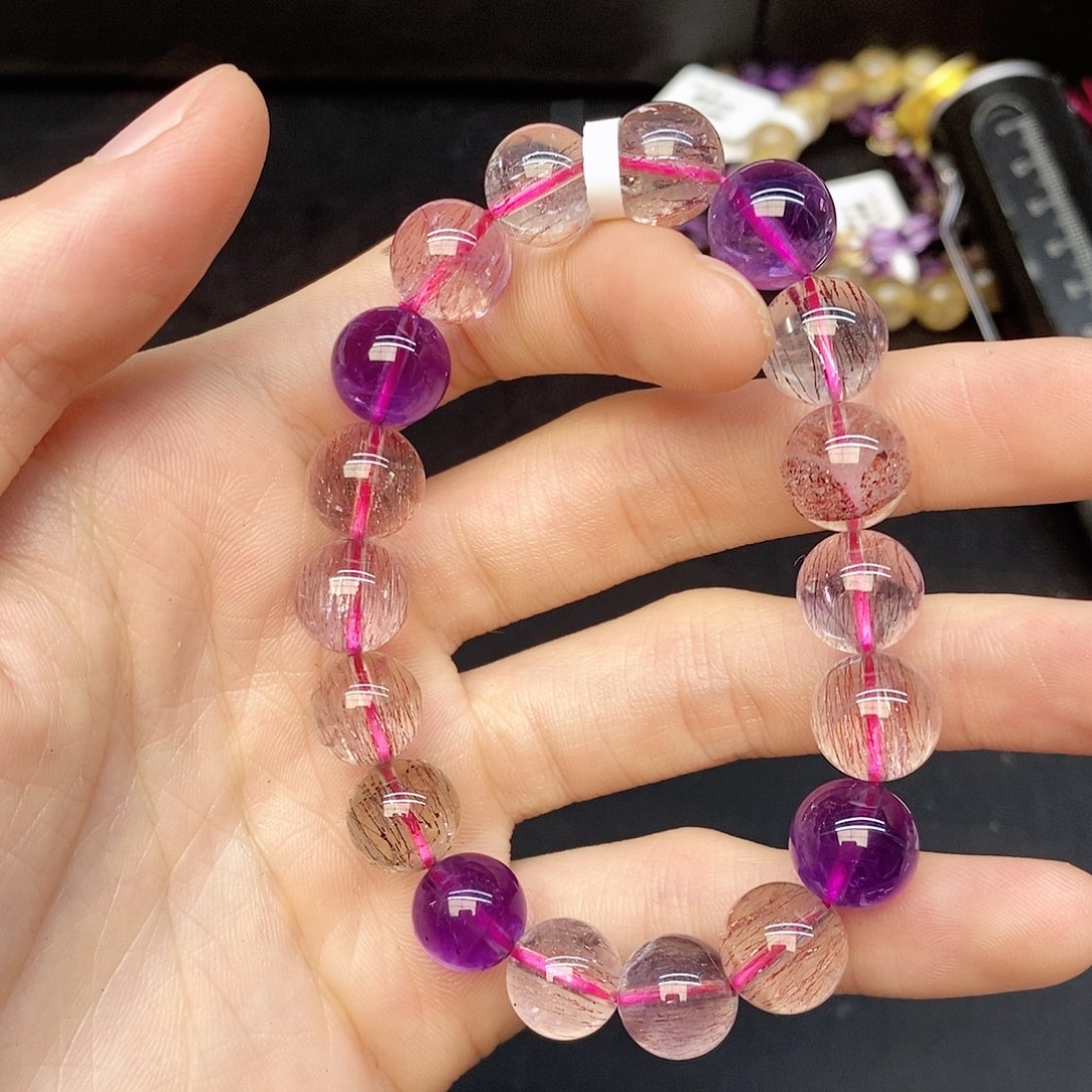 水晶手链未镶嵌21仙女超七11mm