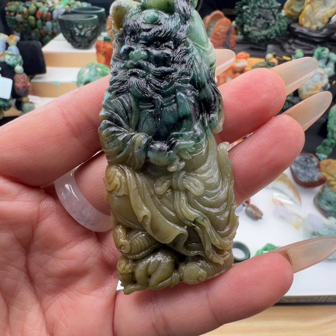 未镶嵌挂件翡翠天然缅甸